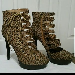 Cheetah Print Heels